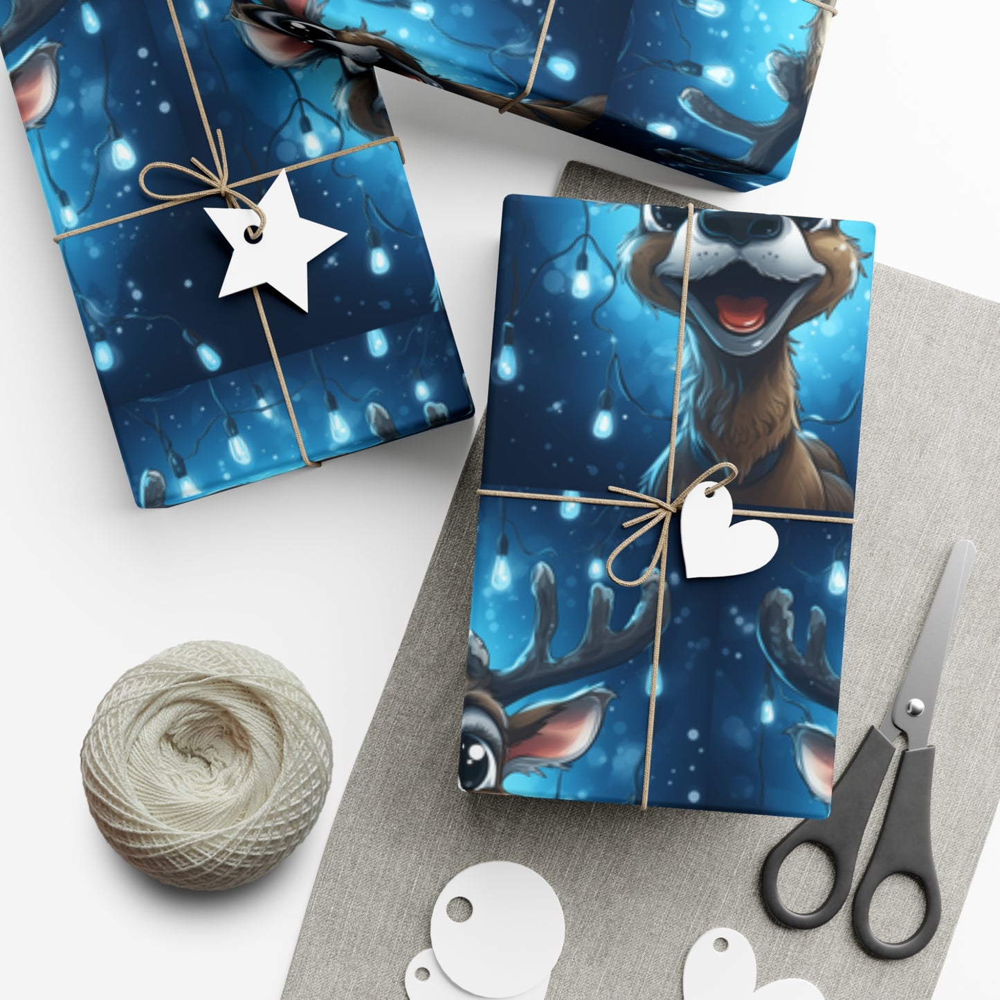 Reindeer C Gift Wrap