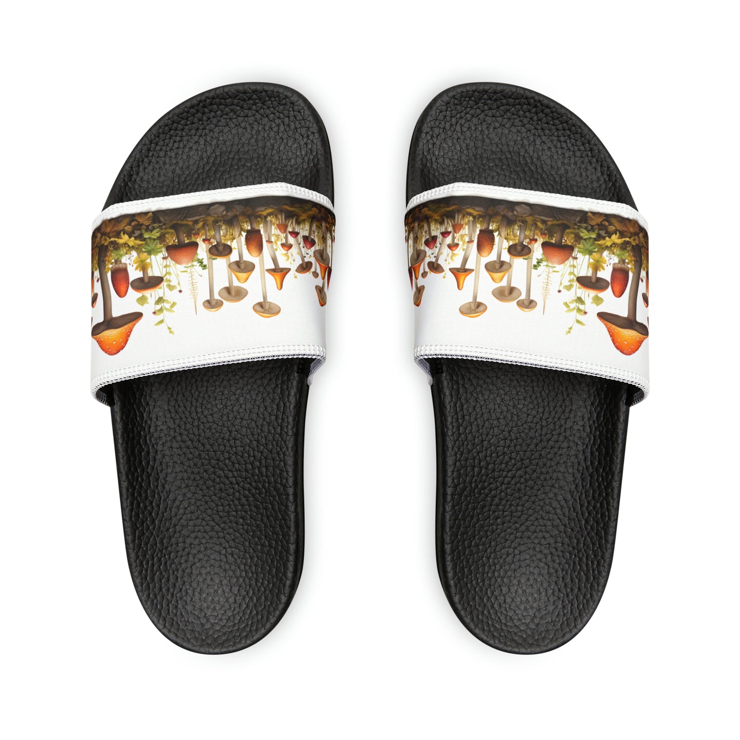 Mushroom Youth PU Slide Sandals