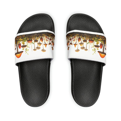 Mushroom Youth PU Slide Sandals