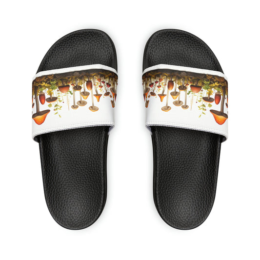 Mushroom Youth PU Slide Sandals