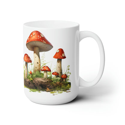 Like A Mug Mushrooms 7 Ceramic Mug 15oz