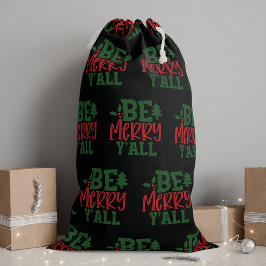 Be Merry Y'All Gift Sack