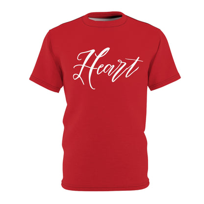 Halloween Costume Redder Heart Unisex Cut & Sew Tee (AOP)