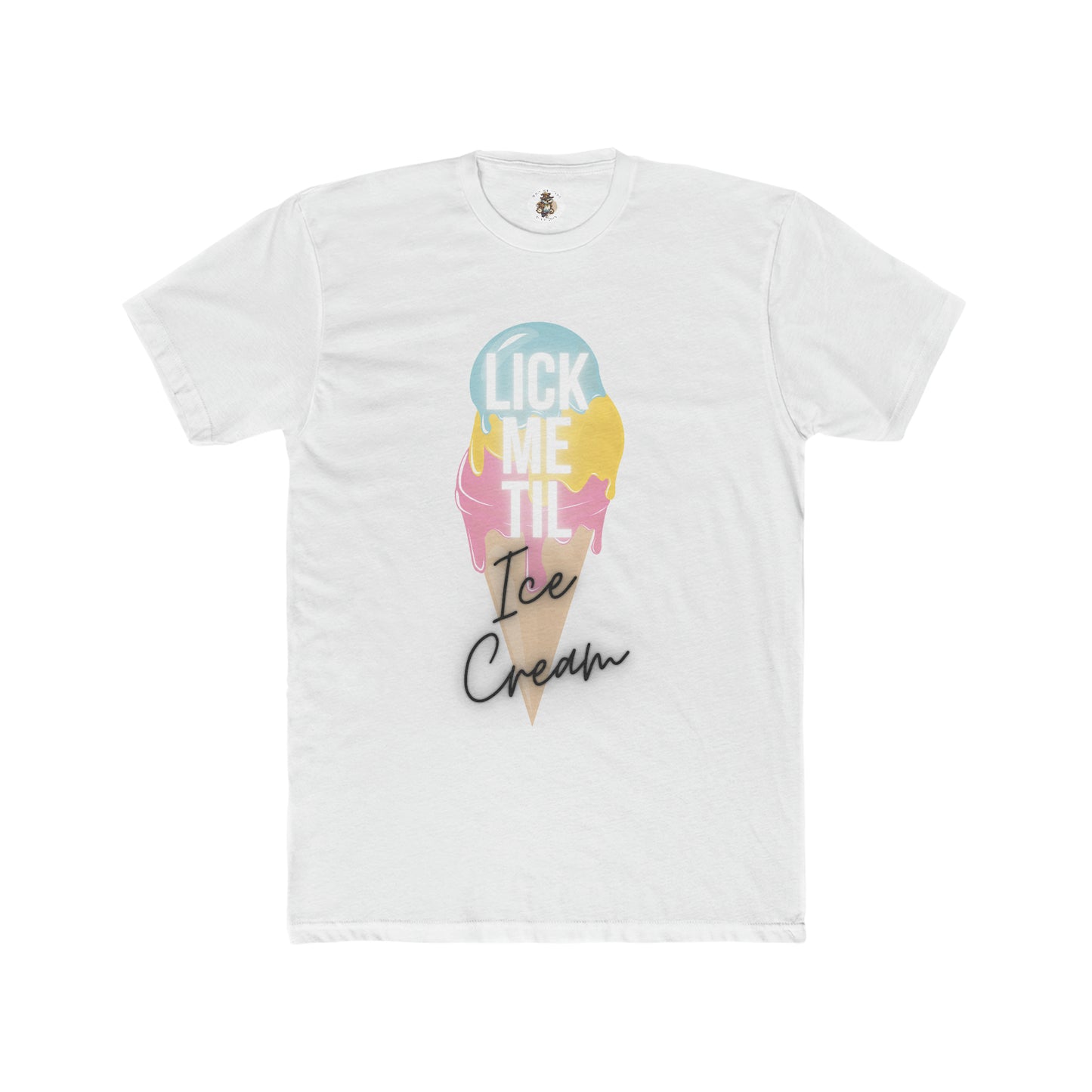 Ice Cream B Men's Cotton Crew Tee