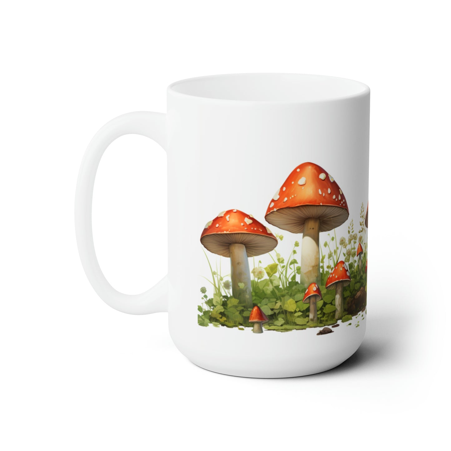 Like A Mug Mushrooms 7 Ceramic Mug 15oz