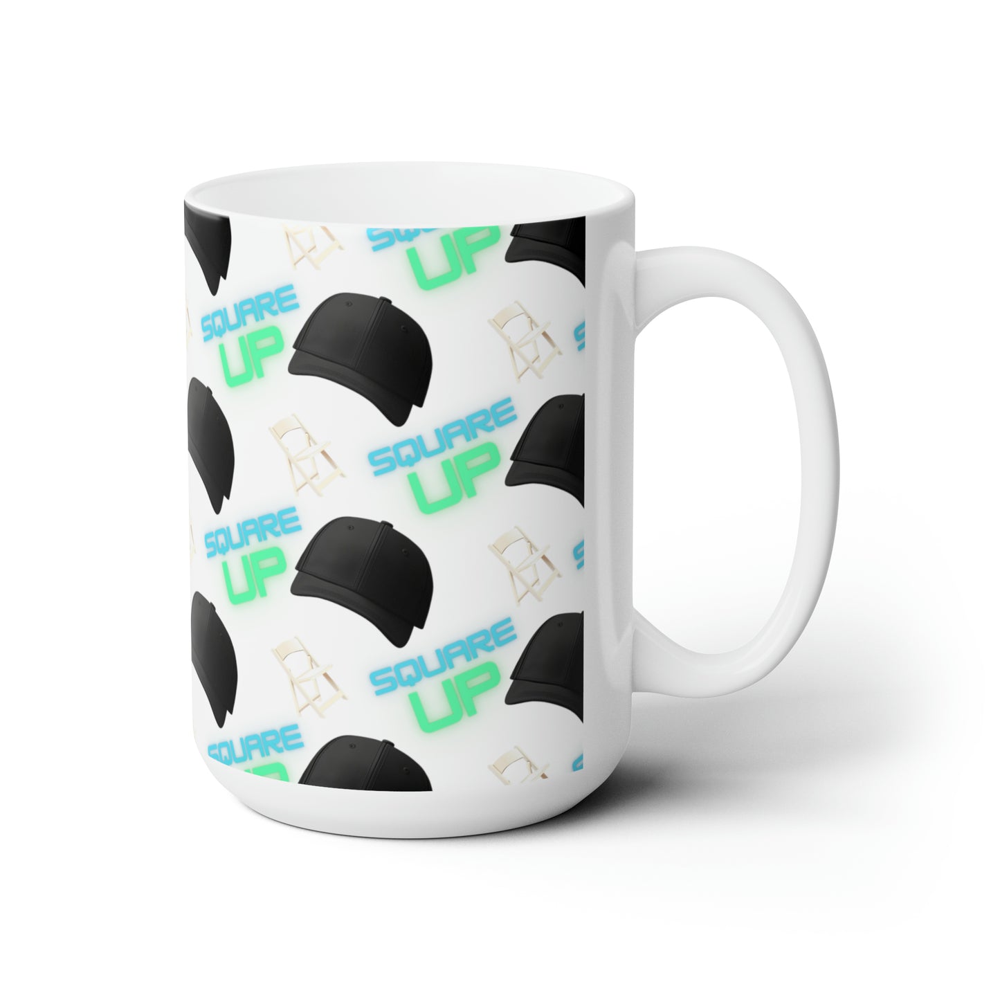 Riverside Rumble Like A Mug Square Up Ceramic Mug 15oz