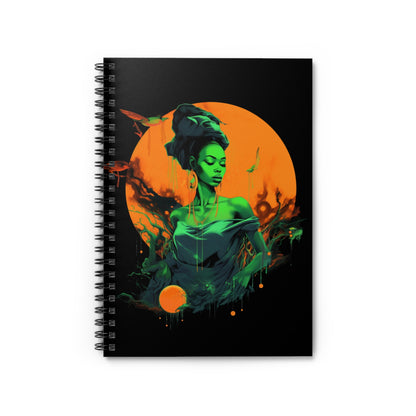 Cuaderno de espiral Halloween Witch D - Línea reglada