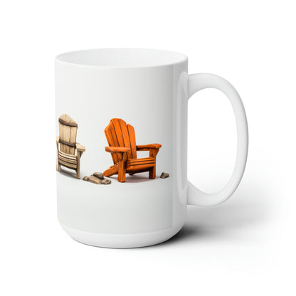 Like A Mug Adirondack Chairs 6 Ceramic Mug 15oz