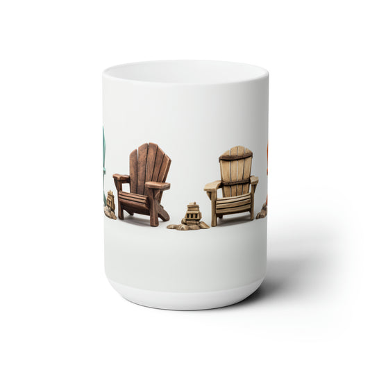 Like A Mug Sillas Adirondack 6 Taza de cerámica 15oz