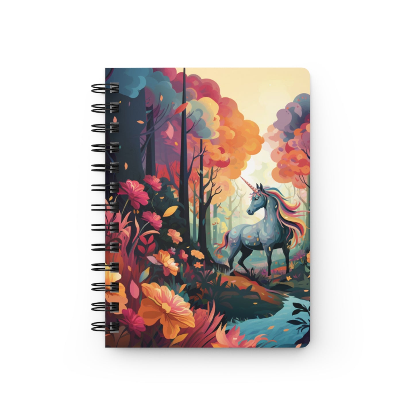 Unicorn B Spiral Bound Journal