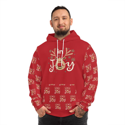 Sudadera con capucha de moda In Joy E Reindeer (AOP)