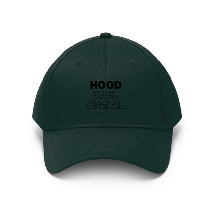 Riverside Rumble Hood Black Hat Unisex Twill Hat