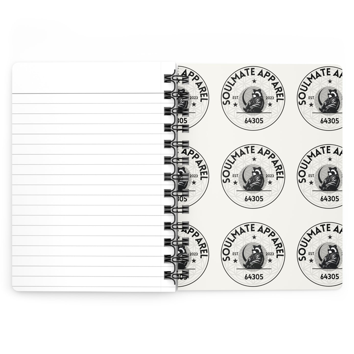 Soulmate Apparel Tanuki C Spiral Bound Journal