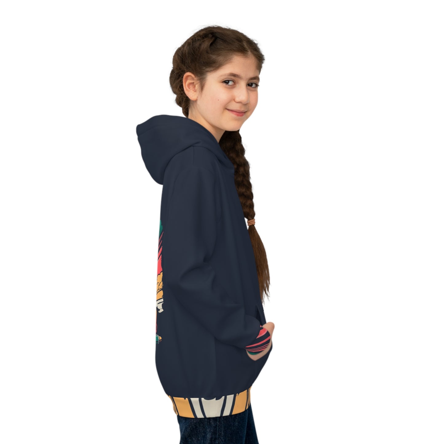 Mightier than the Sword A Children's Hoodie (AOP)