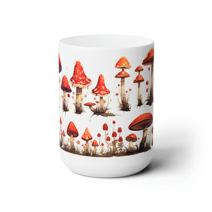 Like A Mug Mushrooms 8 Ceramic Mug 15oz