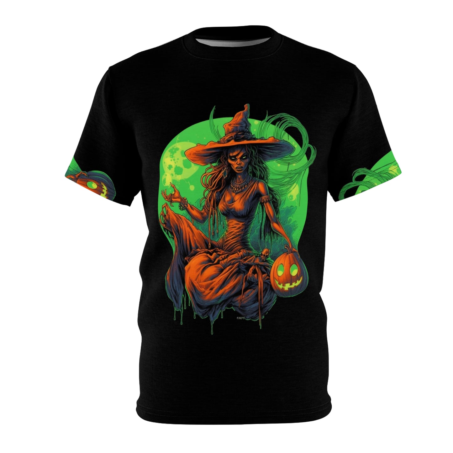 Halloween Witch B Unisex Cut & Sew Tee (AOP)