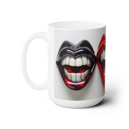 Like A Mug Lips 2 Ceramic Mug 15oz