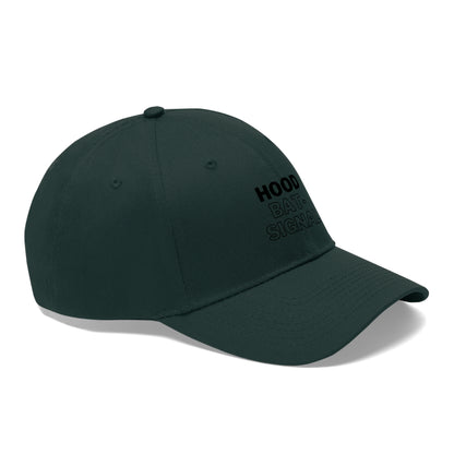 Riverside Rumble Hood Black Hat Unisex Twill Hat