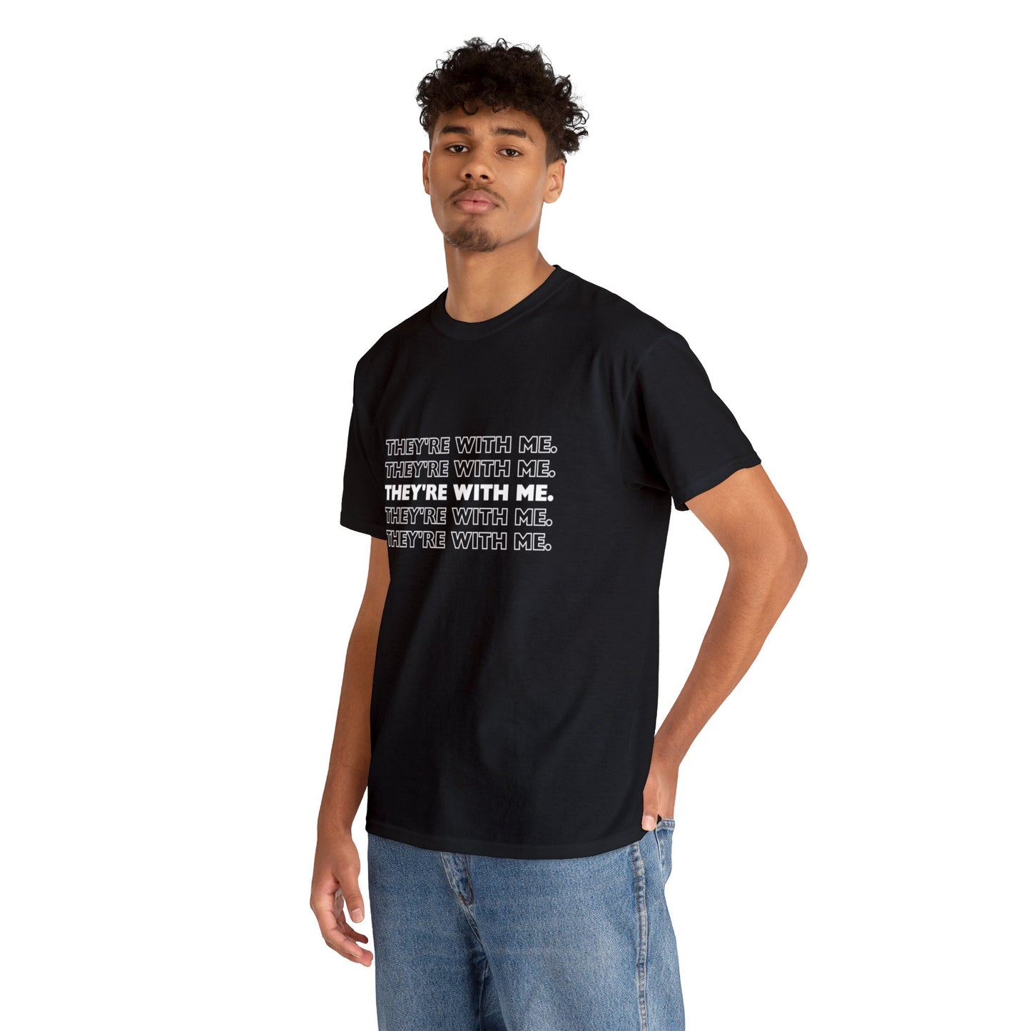 ATN They're With Me Unisex Heavy Cotton Tee