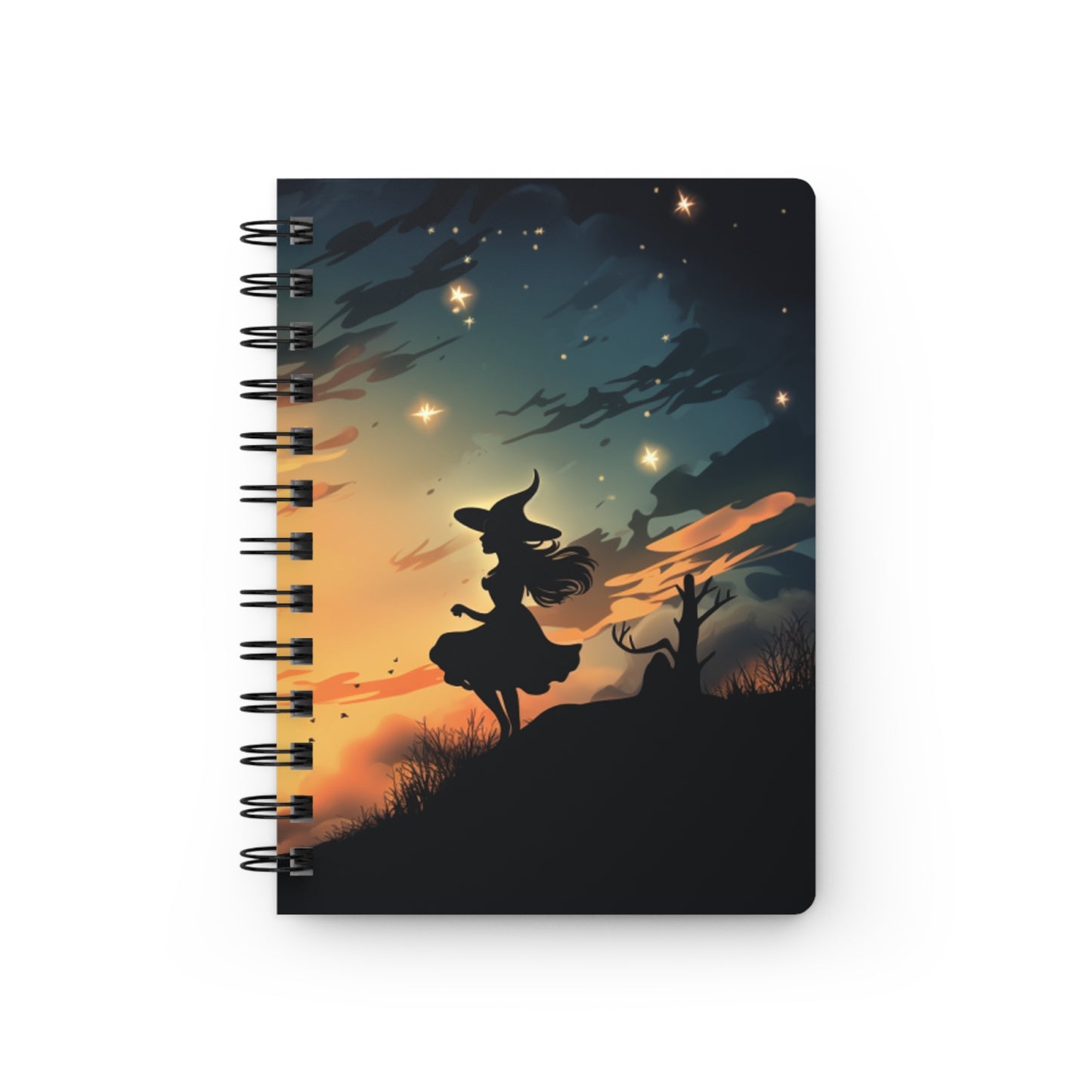 Silly Witch B Spiral Bound Journal