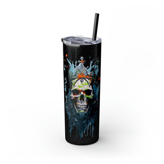 Vaso delgado con pajita Halloween E, 20 oz