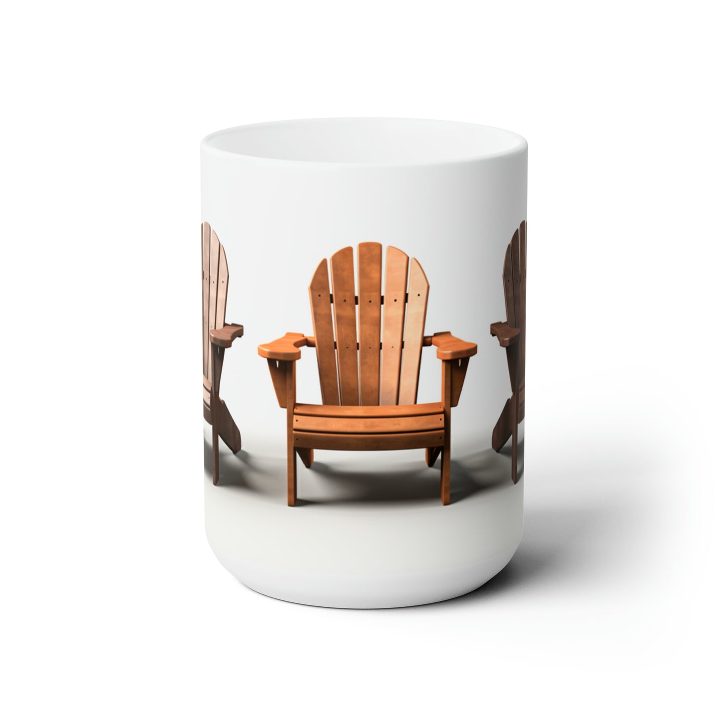 Like A Mug Adirondack Chairs 2 Ceramic Mug 15oz