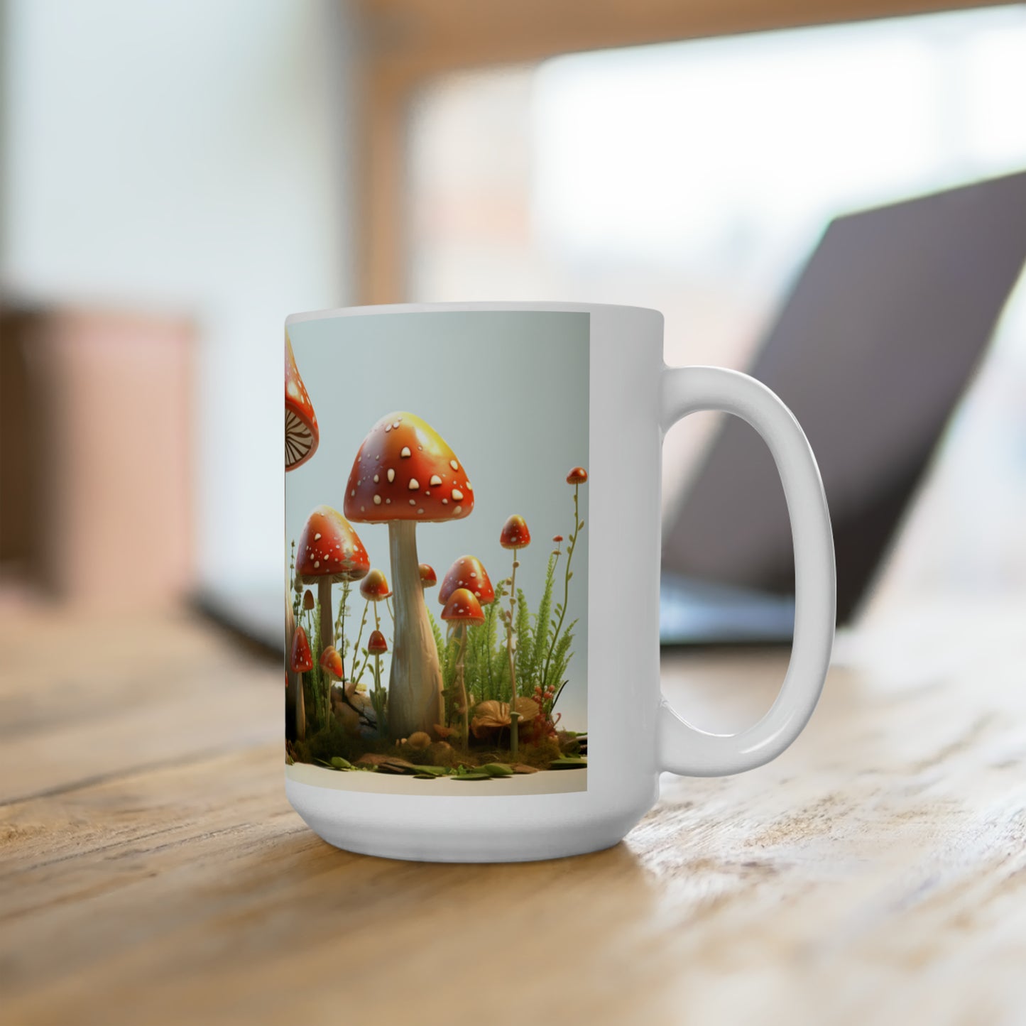 Like A Mug Mushrooms 2 Ceramic Mug 15oz