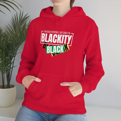 Blackity Sudadera con capucha unisex Heavy Blend™ negra