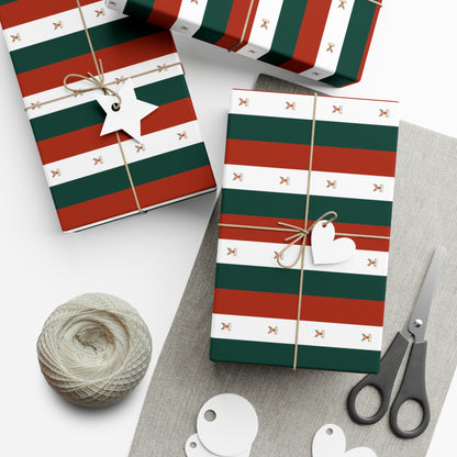 In Joy Chase Stripes Gift Wrap