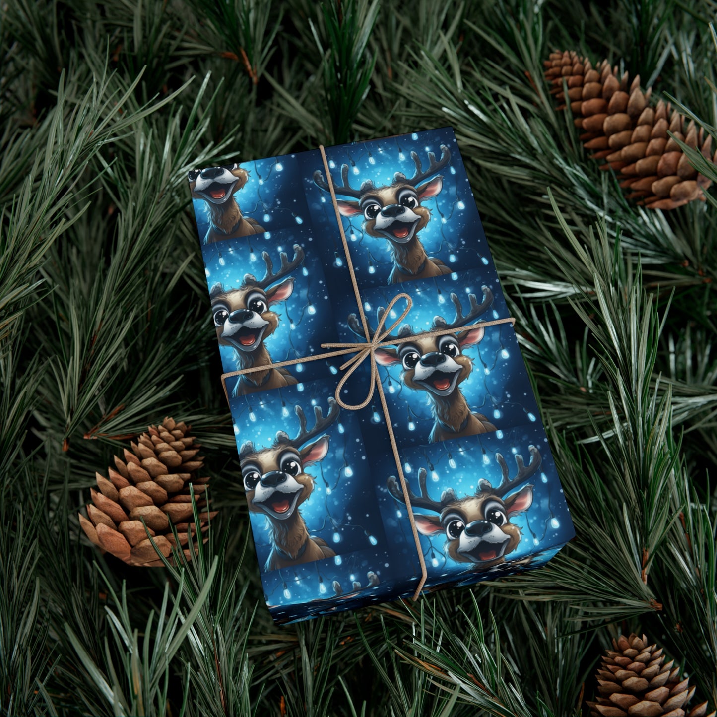 Reindeer C Gift Wrap