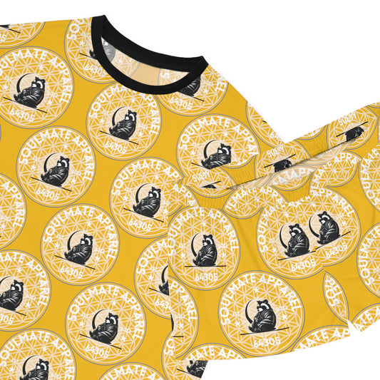 Soulmate Apparel Tanuki Cotton Candy Banana PJs