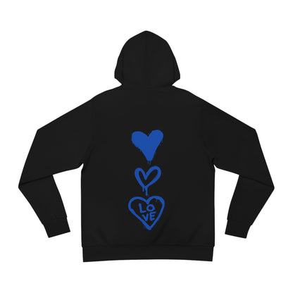 Three Hearts Fashion Hoodie (AOP)