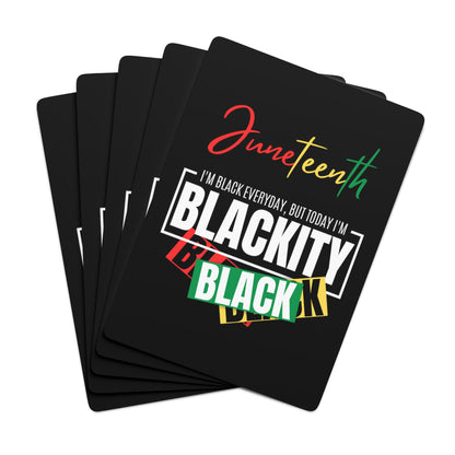 Juneteenth Blackity Playing Cards