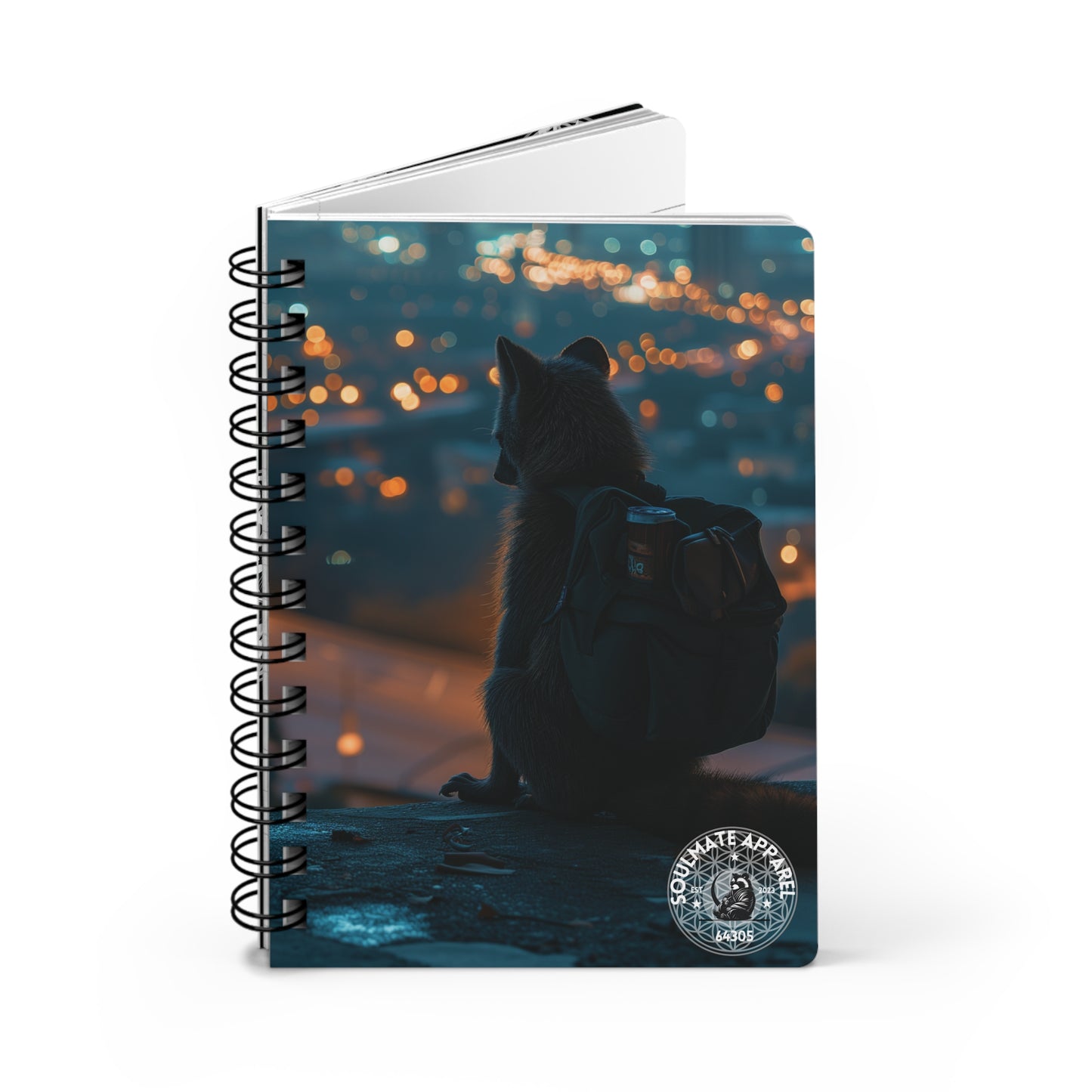 Soulmate Apparel Tanuki G Spiral Bound Journal