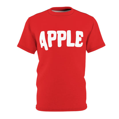 Halloween Costume Red Apple Unisex Cut & Sew Tee (AOP)