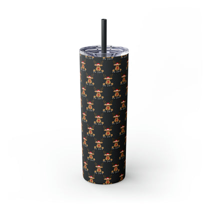 In Joy Chase Skinny Tumbler with Straw, 20oz