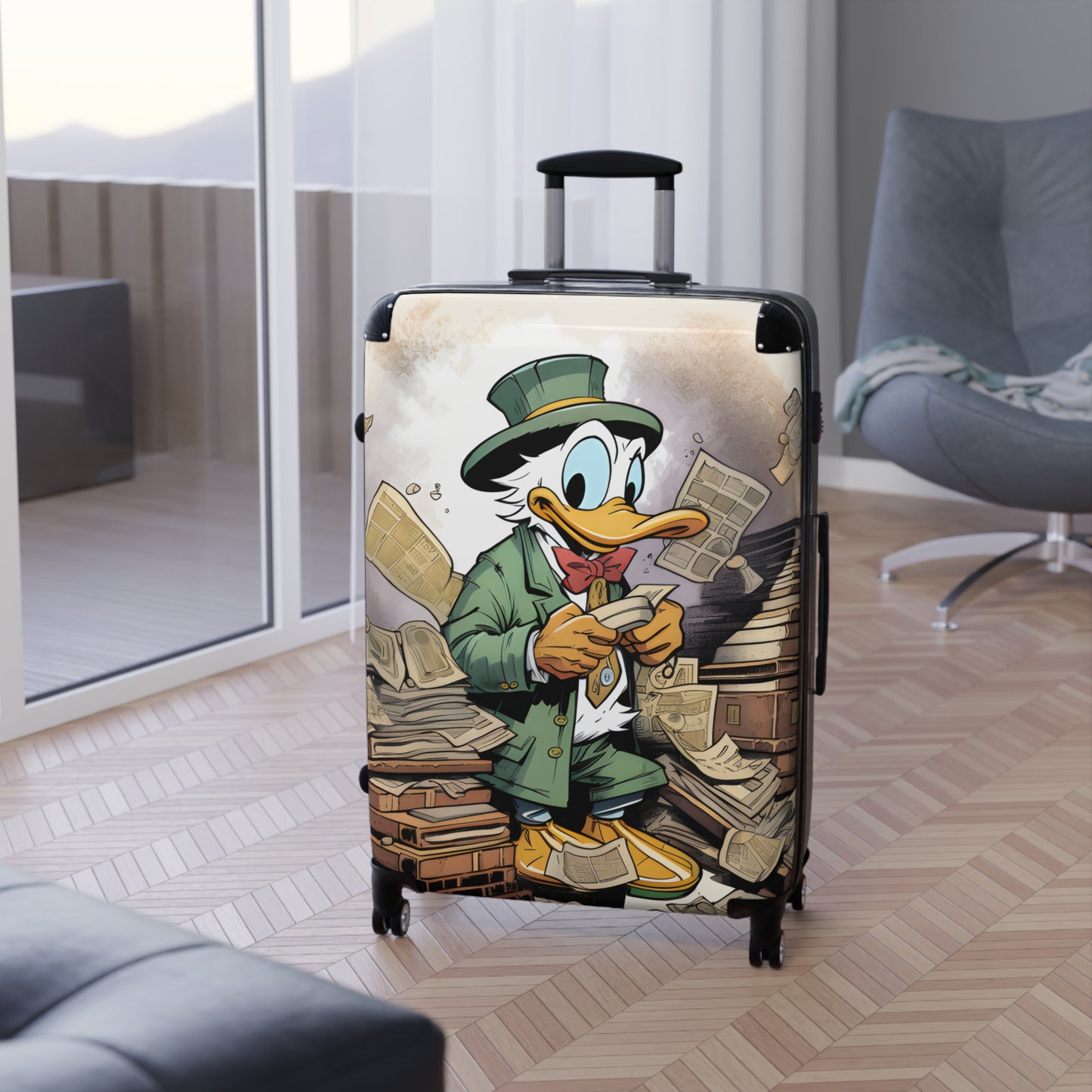 Rich as Duck Suitcase