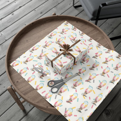 Ice Cream B Gift Wrap Papers