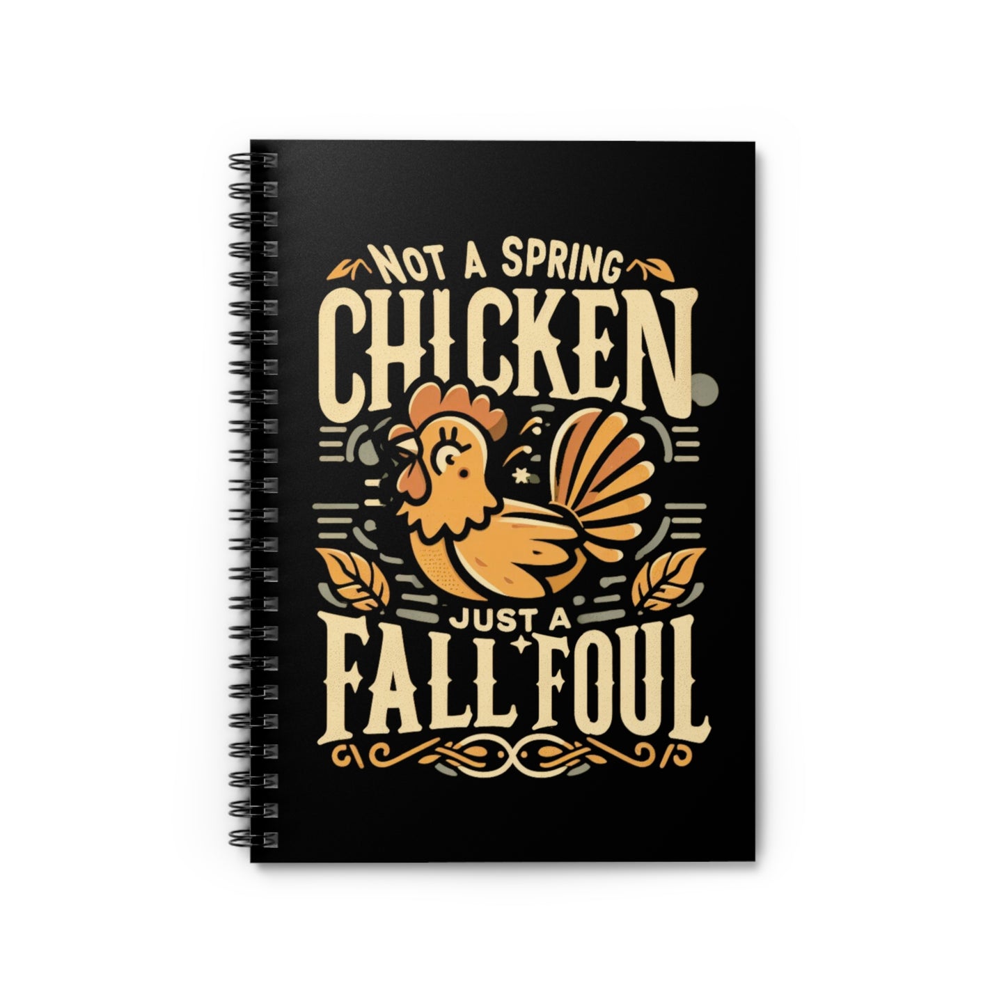 Fall Foul Spiral Notebook - Ruled Line