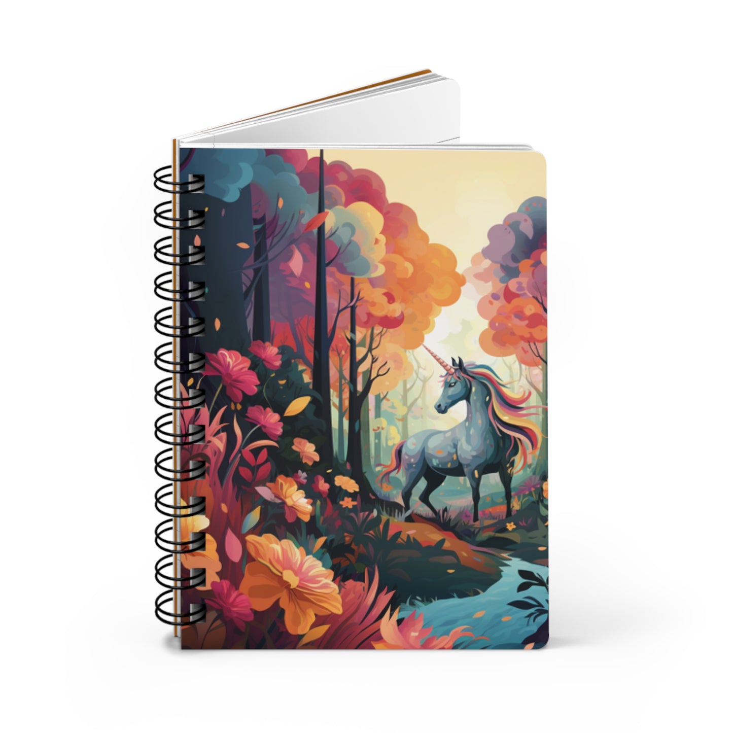 Unicorn B Spiral Bound Journal