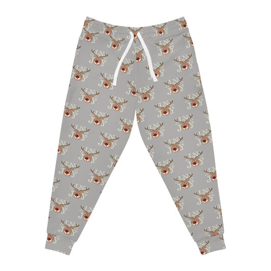 In Joy D Reindeer Athletic Joggers (AOP)