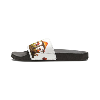 Mushroom Youth PU Slide Sandals