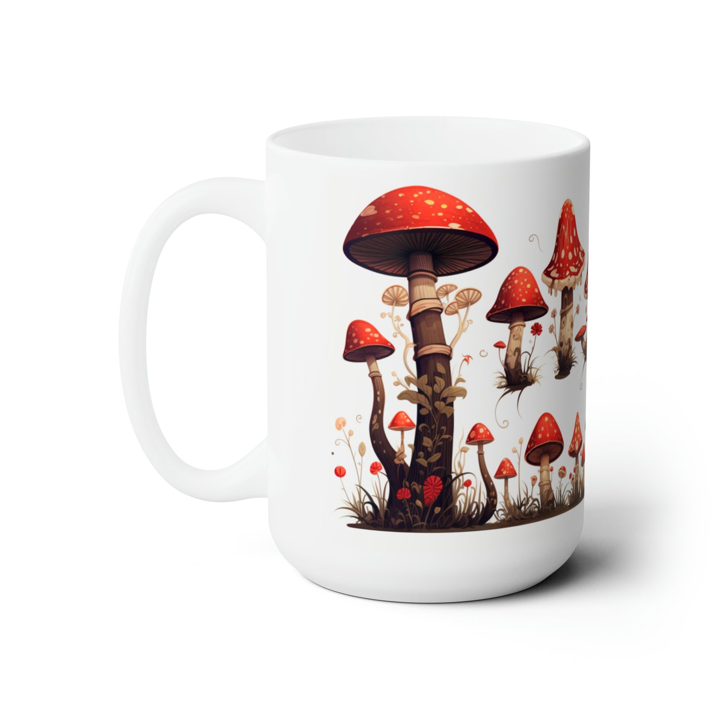 Like A Mug Mushrooms 8 Ceramic Mug 15oz