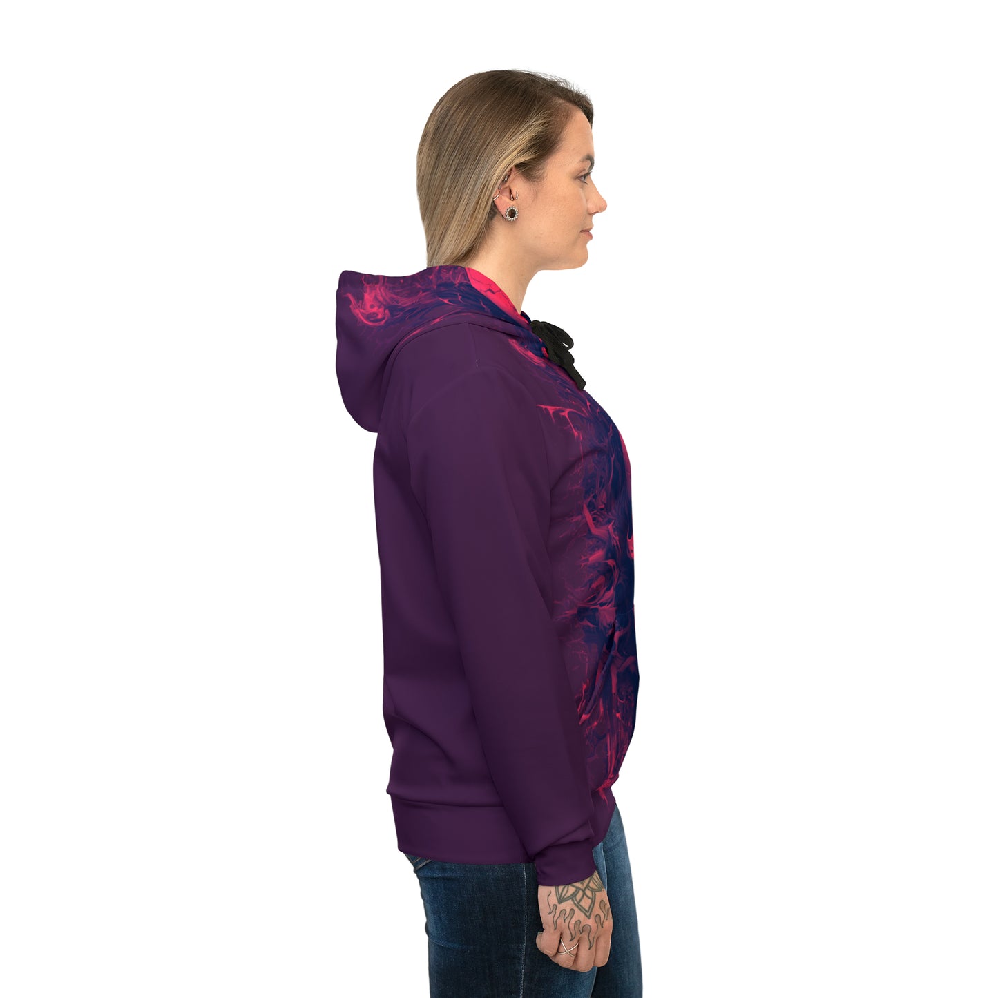 Sudadera con capucha deportiva Halloween F (AOP)