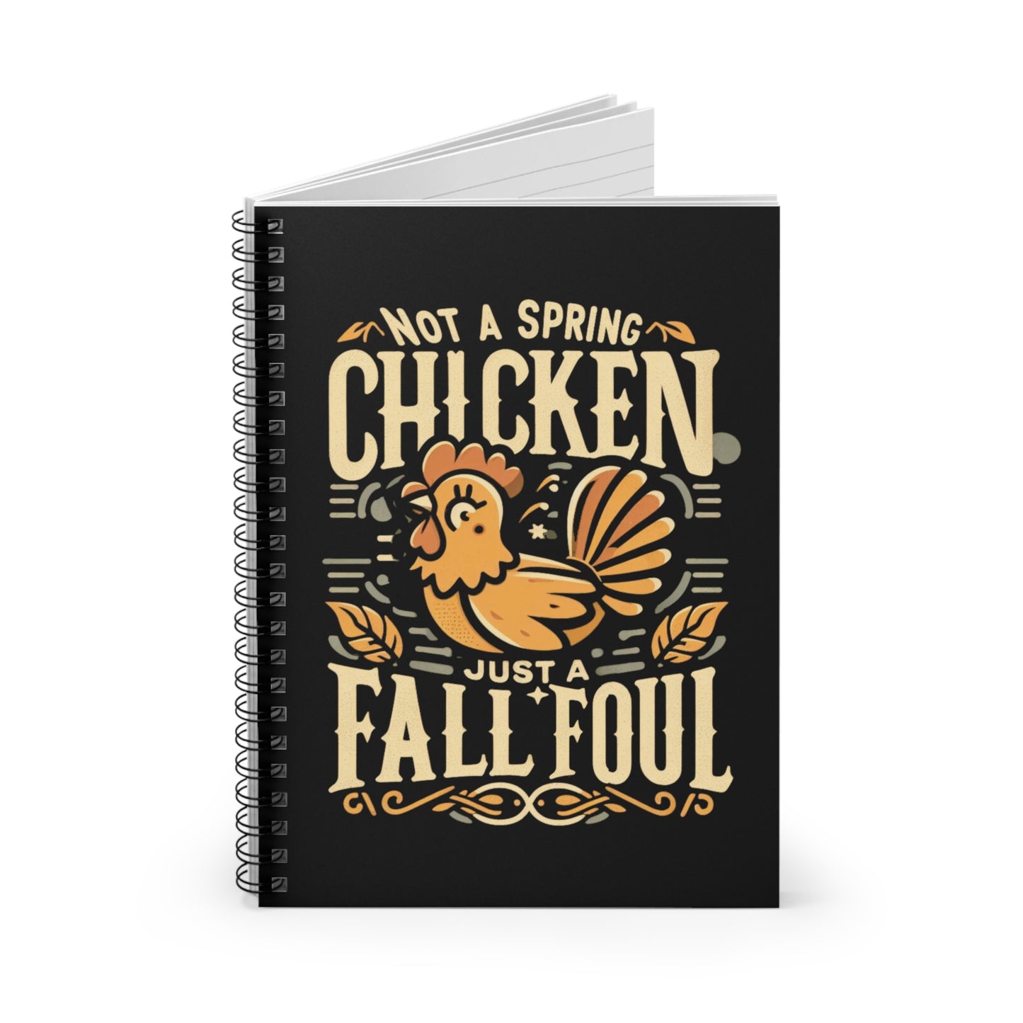 Fall Foul Spiral Notebook - Ruled Line