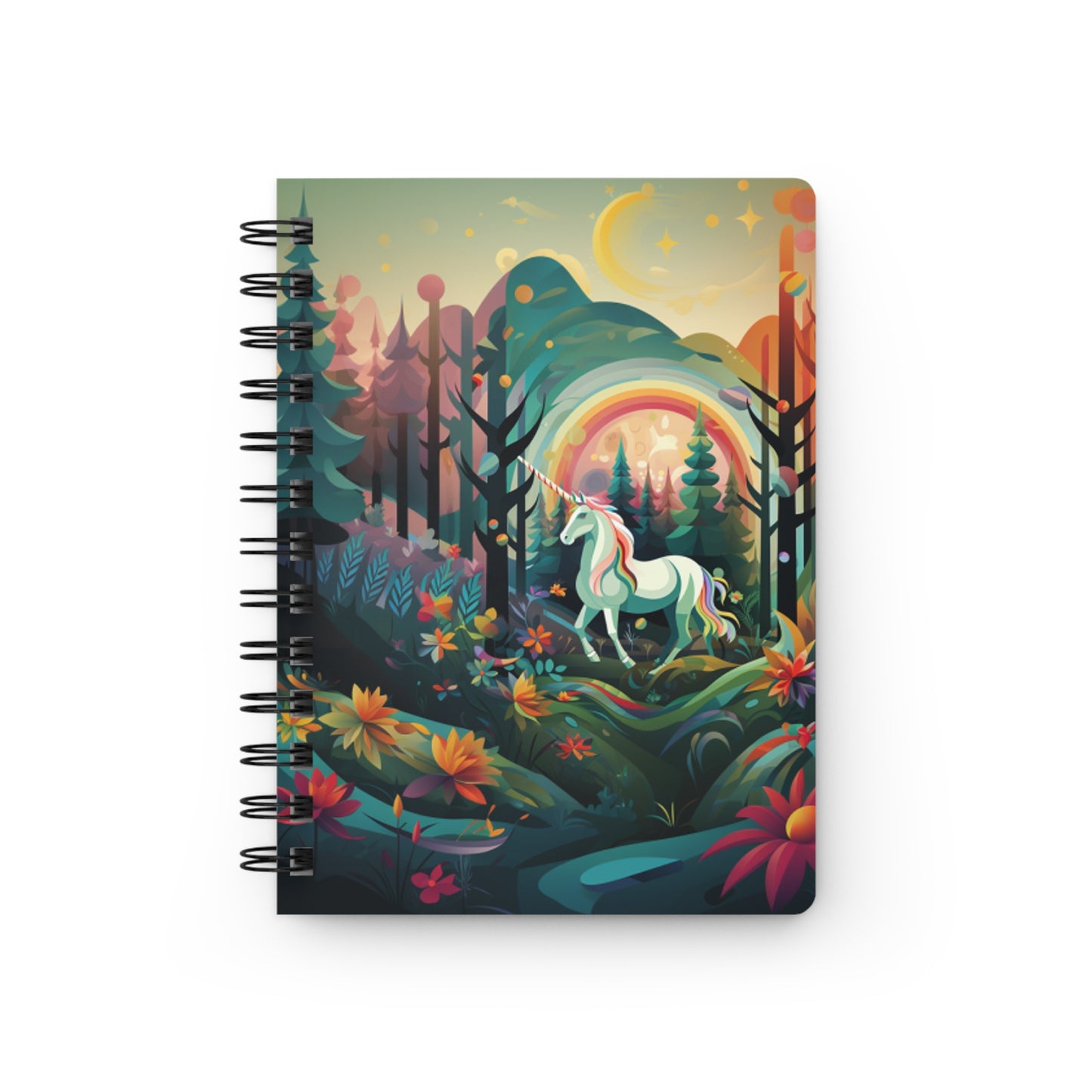 Unicorn C Spiral Bound Journal