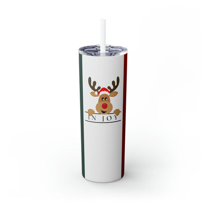 In Joy Chase Simple Skinny Tumbler with Straw, 20oz