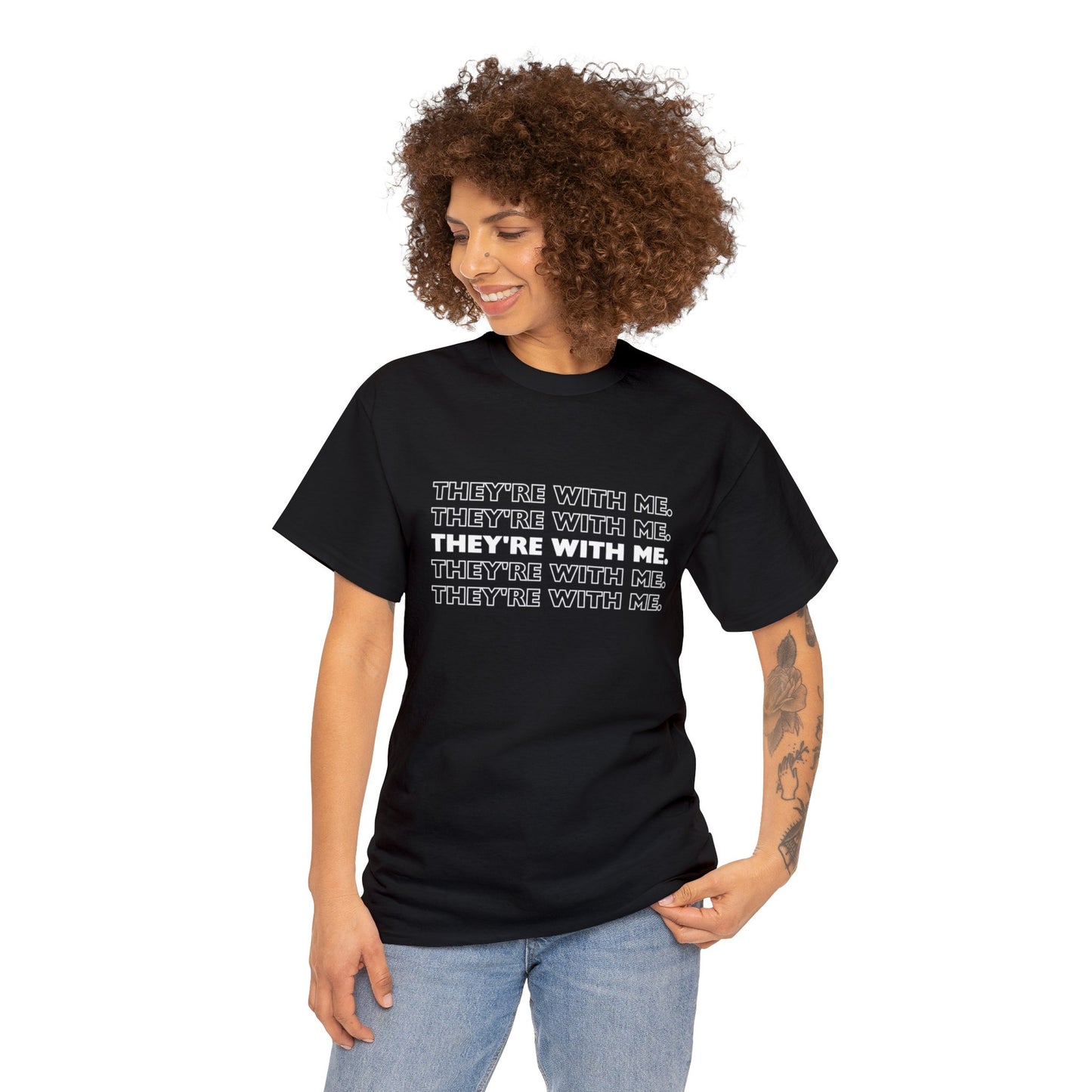 ATN They're With Us Unisex Heavy Cotton Tee