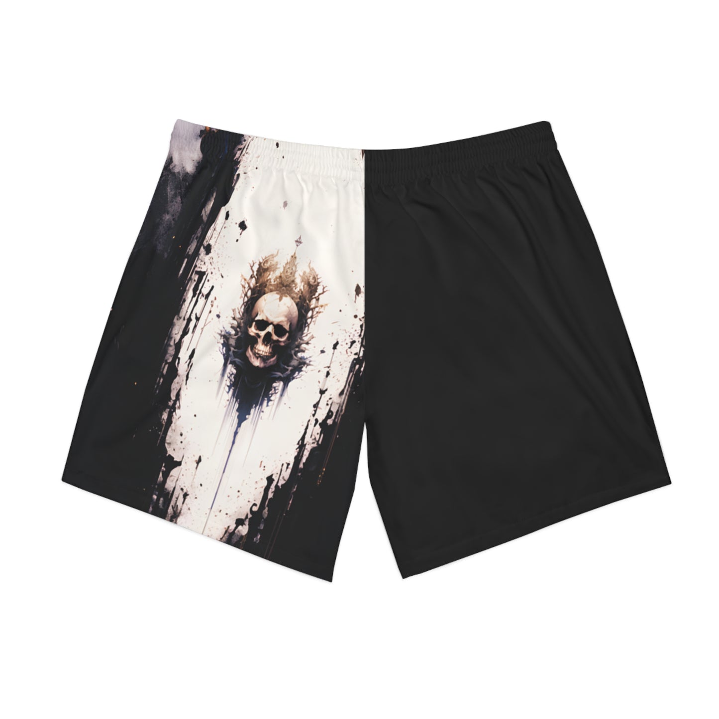 Skully A Men's Elastic Beach Shorts (AOP)