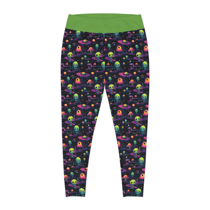 Aliens A Plus Size Leggings (AOP)